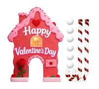 Buerfu Juego De Golf para San Valentín - Juego De Interior para El Día De Los Enamorados - Campo de Minigolf con y Bolas | para Golfistas Mujeres Hombres Fiestas Familiares En Casa