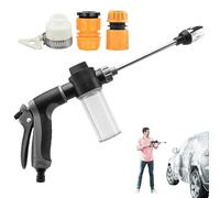 Buerfu Limpiador a presión, potente lavadora a presión, accesorios de limpieza giratorios multifuncionales, herramientas para limpiar vallas, barcos, patios, cubiertas, paredes de vehículos al aire