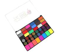 Buerfu Maquillaje Facial | Maquillaje Facial con 42 Colores y Cremosos - Pintura Al Agua Para Piel Sensible Fiestas Infantiles Halloween Y Teatro
