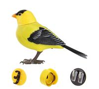 Buerfu Pájaro Parlante | Pájaro Eléctrico Cantor,Mascota Electrónica Interactiva Realista para Escritorio Exterior Viaje Sala De Espera