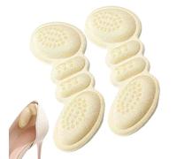 Buerfu taloneras para zapatos, taloneras,Cojines para el talón para la parte posterior del talón | Protectores de talón ultra calmantes, 1 par de cómodas almohadillas acolchadas para talones para