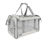Buerfu Transportín para Gatos - Transpirable y portátil de hasta 9 kg para Viajes,Transportadora para Gatos | para Acampada Moto Coche Avión Exterior Veterinaria