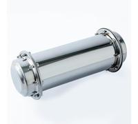 BUERPINKING Cápsula del tiempo de acero inoxidable, cápsula del tiempo para enterrar, cápsula del tiempo para bodas, recipiente de cristal para deseos de amistad, resistente al agua, resistente a la