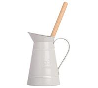 Bürstenhaus Redecker - Escobilla de inodoro con jarra de metal, color blanco