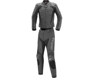 Büse Assen, 2pcs de traje de cuero. mujeres 36 female Negro/Gris