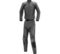 Büse Assen, 2pcs de traje de cuero. mujeres 38 female Negro/Gris