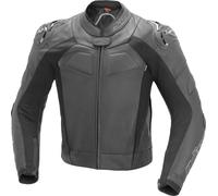 Büse Assen Chaqueta de cuero moto, negro, Talla 50
