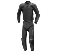 Büse Assen De dos piezas traje de cuero moto, negro, Talla 48
