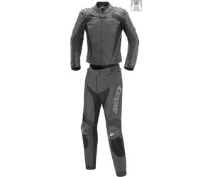 Büse Assen Dos señoras pieza traje de cuero de la motocicleta, negro, Talla 34