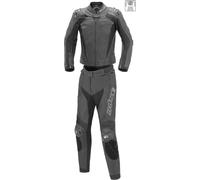 Büse Assen Dos señoras pieza traje de cuero de la motocicleta, negro, Talla 38