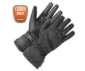 Büse Barca Guantes impermeables de las señoras, negro, Talla 9 (L)