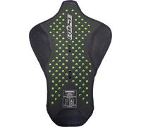 Büse Breeze Protector de espalda, negro/verde, Talla M