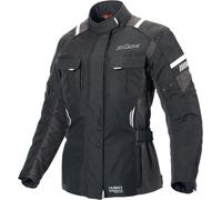 Büse Breno Pro Chaqueta textil de moto para mujer, negro-gris, tamaño 42