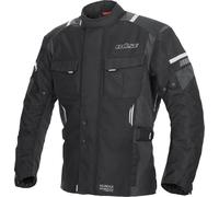 Büse Breno Pro Chaqueta textil de motocicleta, negro-gris, tamaño M para Hombres