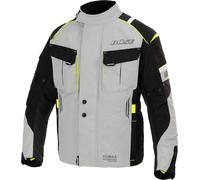 Büse Breno Pro, chaqueta textil impermeable niños 176 male Negro/Gris Claro/Amarillo Neón