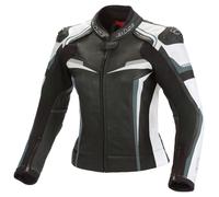 Büse Combi. Cuero P.Mujer Mille Chaqueta Negro/Blanco 19 mujeres