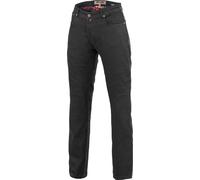 Büse Dallas Pantalones vaqueros de las señoras motos, negro, tamaño 34 para Mujer