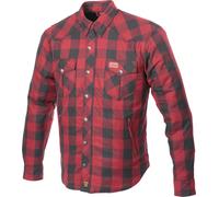 Büse Fairbanks Camisa de moto, rojo, tamaño 2XL para Hombres