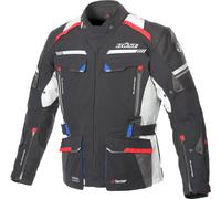 Büse Highland 2 Chaqueta textil para motocicleta, negro-gris-rojo, tamaño 50 para Hombres