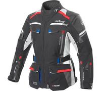 Büse Highland 2 Chaqueta textil para motocicletas para damas, negro/rojo, Talla 46