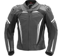 Büse Imola Damas chaqueta de cuero de la motocicleta, Negro/Blanco, Talla 38