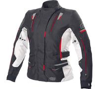 Büse Jana, chaqueta textil impermeable mujer 36 female Negro/Blanco/Rojo