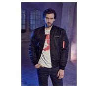 BÜSE Kingman Chaqueta Tela De Motorista Negro 50 hombres