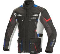 Büse Lago Pro Chaqueta textil de motocicleta, negro/azul/rojo, Talla 3XL