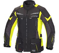 Büse Lago Pro Chaqueta textil de la motocicleta de las señoras, negro-amarillo, tamaño 42 para Mujer