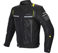 Büse Livorno Chaqueta textil de motocicleta, negro, Talla 4XL