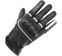 Büse Main Guantes de moto, Negro/Blanco, Talla 10