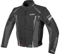 Büse Miles Chaqueta Impermeable para Textiles de Motocicleta, negro/gris, Talla XXL