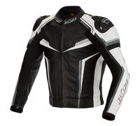 Büse Mille Chaqueta de cuero de la motocicleta, negro-blanco, tamaño 52 para Hombres