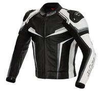 Büse Mille Chaqueta de cuero de la motocicleta, Negro/Blanco, Talla 98