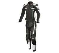 Büse Mille De 2 Piezas Traje De Cuero Negro/Blanco/Gris 34 mujeres