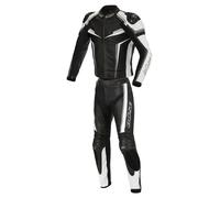 Büse Mille Traje de cuero de motocicleta de dos piezas, Negro/Blanco, Talla 52