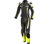 Büse Mille Dos piezas señoras traje de cuero de la motocicleta, negro/amarillo, Talla 34
