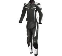 Büse Mille Dos piezas señoras traje de cuero de la motocicleta, negro/verde, Talla 44