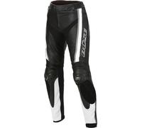 Büse Mille Pantalones de cuero de motocicleta, Negro/Blanco, Talla 114
