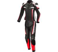 Büse Mille Dos piezas señoras traje de cuero de la motocicleta, negro-rojo, tamaño 38 para Mujer