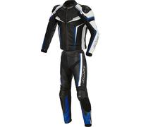 Büse Mille Traje de cuero de motocicleta de dos piezas, negro/azul, Talla 58
