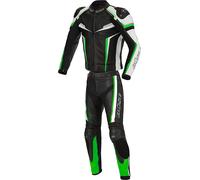 Büse Mille De 2 Piezas Traje De Cuero Negro/Blanco/Verde 56 hombres