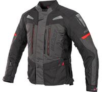 Büse Monterey impermeable Chaqueta textil de motocicleta para mujer, negro/gris, Talla 36