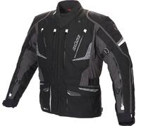 Büse Nero Chaqueta textil de motocicleta para damas, negro/gris, Talla 36