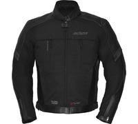 Büse Novaro Chaqueta impermeable de cuero para motos, negro, tamaño 54 para Hombres