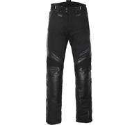 Büse Novaro Pantalones impermeables de cuero para motocicletas/textiles, negro, Talla 52