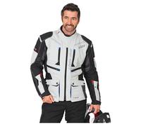 BÜSE Open Road II Chaqueta Textil Gris/Negro/Rojo/Azul 50 hombres