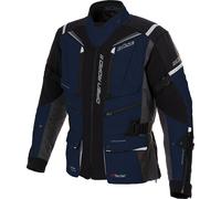 Büse Open Road III Chaqueta textil impermeable para moto, negro-azul, tamaño 52 para Hombres