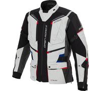 Büse Open Road III Chaqueta textil impermeable para moto, gris-blanco, tamaño 52 para Hombres