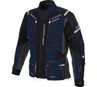 Büse Open Road III Chaqueta textil impermeable para moto, negro-azul, tamaño 62 para Hombres